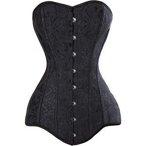 1827 Hourglass Longline Overbust Corset Steel Boned Long Torso Waist